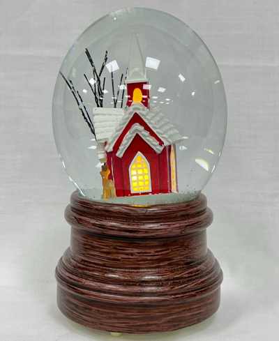 Ashfield & Harkness Sanctuary Church Snow Globe In Multi