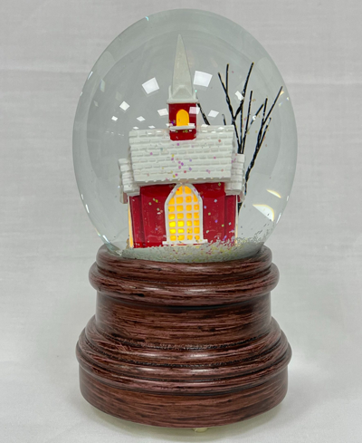 Ashfield & Harkness Sanctuary Church Snow Globe In Multi