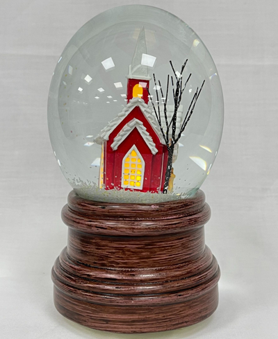 Ashfield & Harkness Sanctuary Church Snow Globe In Multi