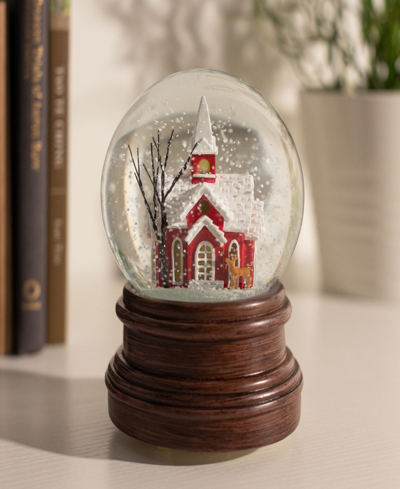 Ashfield & Harkness Sanctuary Church Snow Globe In Multi