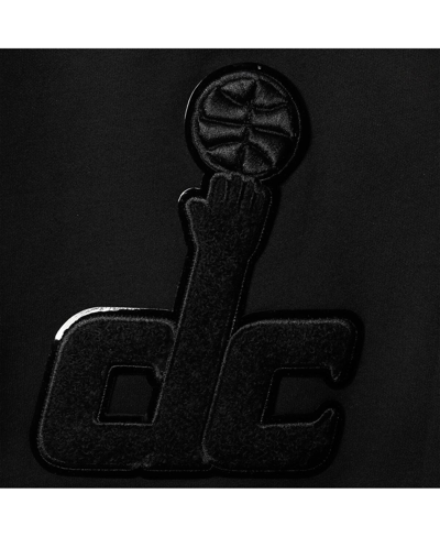 Pro Standard Washington Wizards Triple Black Gloss Shorts In Black