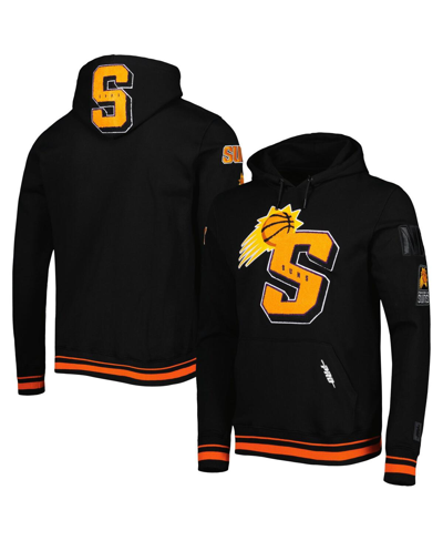 Pro Standard Black Phoenix Suns Mash Up Capsule Pullover Hoodie In Black