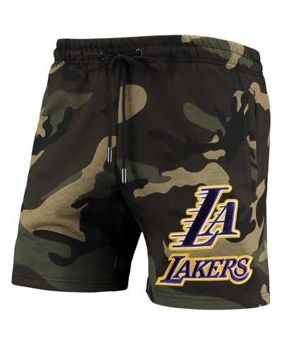 Pro Standard Men's  Camo Los Angeles Lakers Team Shorts In Camo