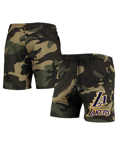 Shop Pro Standard Men's  Camo Los Angeles Lakers Team Shorts