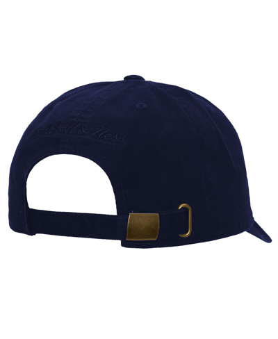 Shop Mitchell & Ness Men's And Women's  Navy San Diego Fc Monogram Adjustable Dad Hat