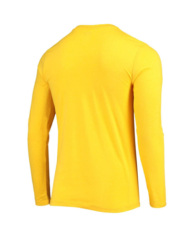 Concepts Sport Men's  Navy, Gold Utah Jazz Long Sleeve T-shirt & Pants Sleep Set In Navy,gold