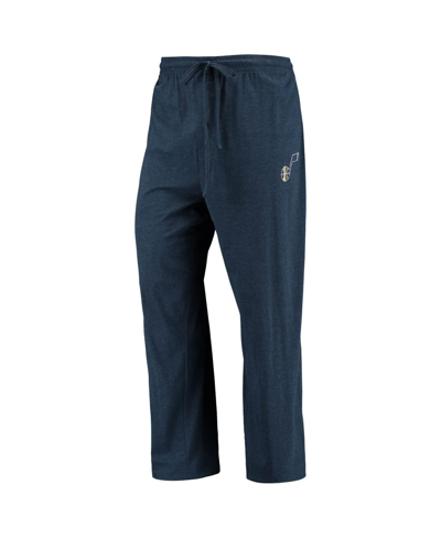 Concepts Sport Men's  Navy, Gold Utah Jazz Long Sleeve T-shirt & Pants Sleep Set In Navy,gold