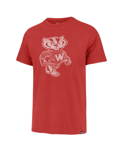 Shop 47 Brand Men's '47 Red Wisconsin Badgers Premier Franklin T-shirt