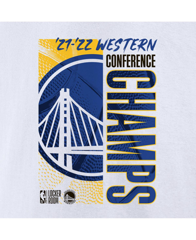 Fanatics Branded White Golden State Warriors 2022 Western Conference Champions Plus Size Locker Room In White