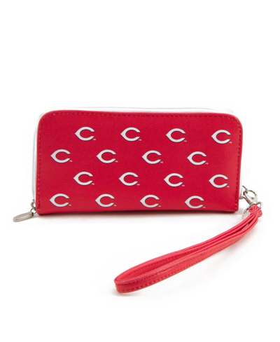 Shop Eagles Wings Women's Cincinnati Reds Zip-around Wristlet Wallet
