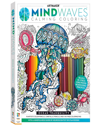 Shop Art Maker Ocean Tranquility Mindwaves Coloring Kit In Multi