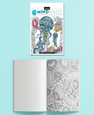 Art Maker Ocean Tranquility Mindwaves Coloring Kit In Multi