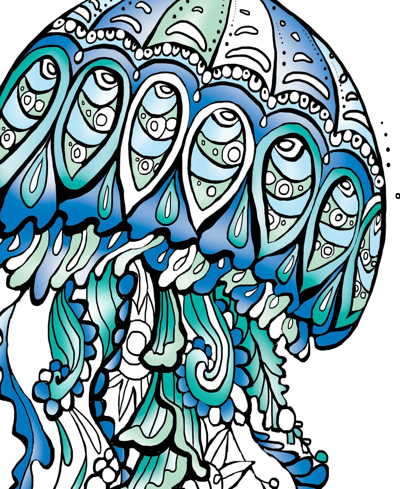 Shop Art Maker Ocean Tranquility Mindwaves Coloring Kit In Multi