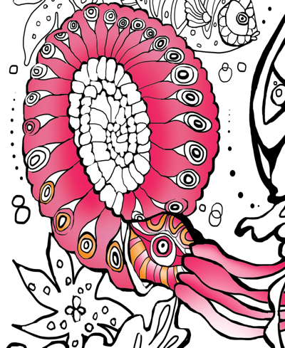 Art Maker Ocean Tranquility Mindwaves Coloring Kit In Multi