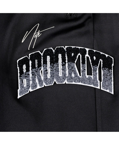 Shop Pro Standard Men's  Black Brooklyn Nets Hometown Track Pants