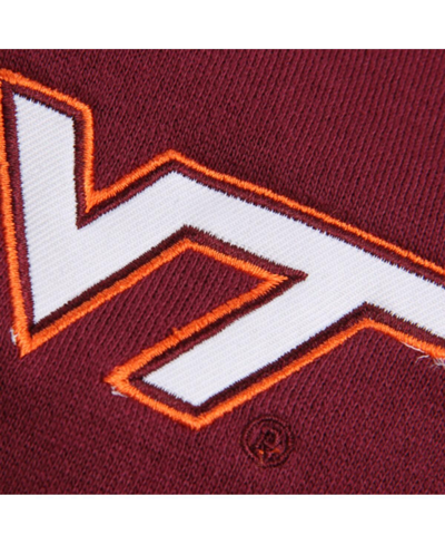 Colosseum Stadium Athletic Maroon Virginia Tech Hokies Arched Name Full-zip Hoodie In Maroon