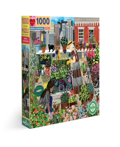 Shop Eeboo Piece And Love Urban Gardening Puzzle In Multi