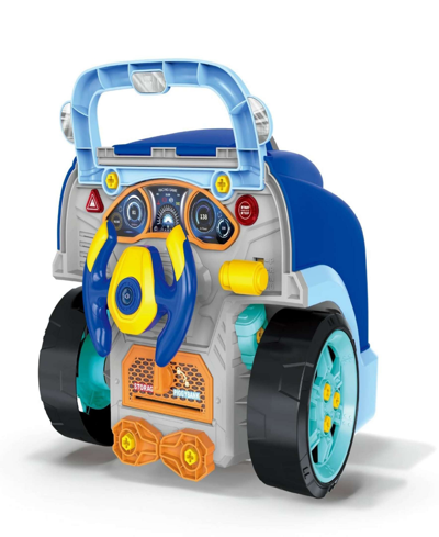 The Bubble Factory Blue Motor Car Engine Workshop In Multi
