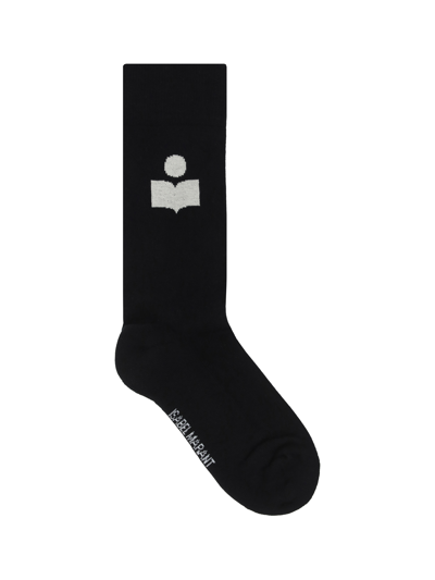Shop Isabel Marant Siloki Socks In Black