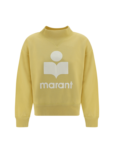 Shop Marant Etoile Moby Sweatshirt In Sunlight/ecru