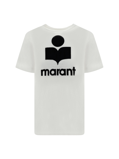 Shop Marant Etoile Zewel T-shirt In White