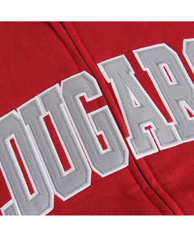 Colosseum Stadium Athletic Crimson Washington State Cougars Arched Name Full-zip Hoodie In Crimson