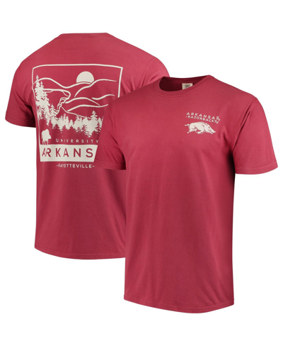 Shop Image One Men's Cardinal Arkansas Razorbacks Comfort Colors Local T-shirt