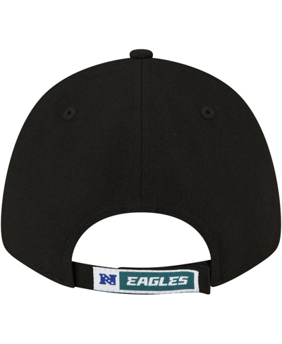 New Era Men's  Black Philadelphia Eagles The League 9forty Adjustable Hat In Black