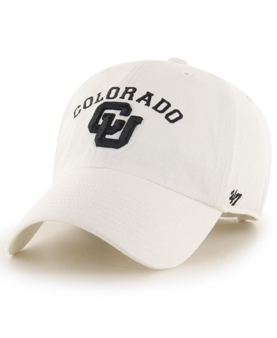 Shop 47 Brand Men's ' White Distressed Colorado Buffaloes Vintage-like Clean Up Adjustable Hat