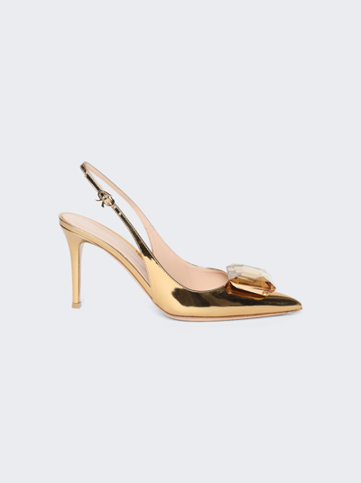 Shop Gianvito Rossi Jaipur Sling Pump In Mekong