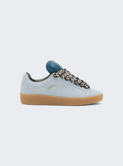 Shop Lanvin X Future Curb Lite Sneakers In Blue