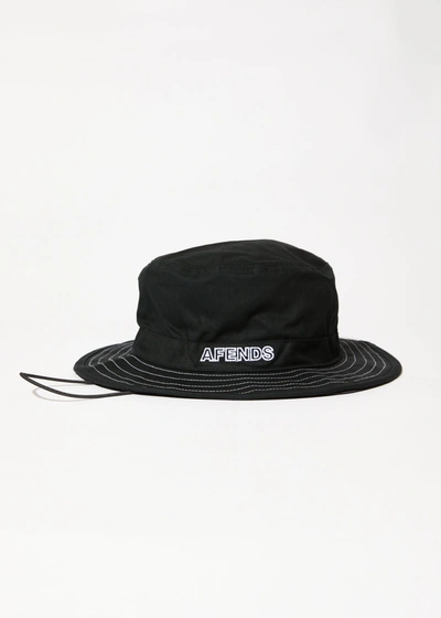Shop Afends Recycled Bucket Hat In Black