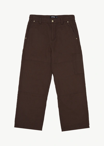 Shop Afends Recycled Carpenter Pant In Brown