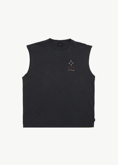Shop Afends Sleeveless Tee In Black