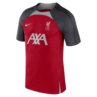 Shop Nike Red Liverpool 2023/24 Strike Training Top