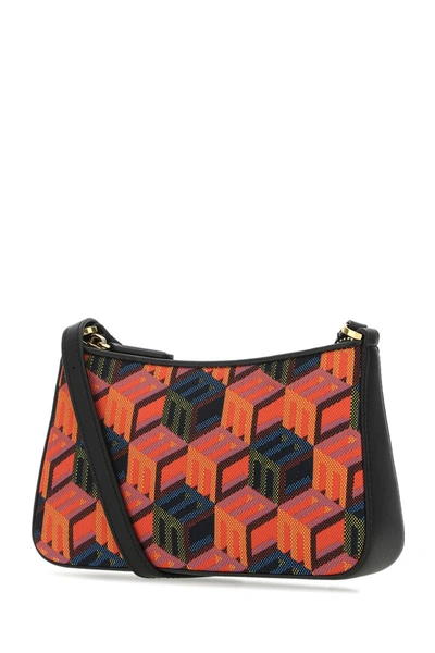 Mcm Jacquard Pattern Shoulder Bag In Mt