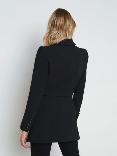 Shop L Agence Cora Detachable Blazer In Black