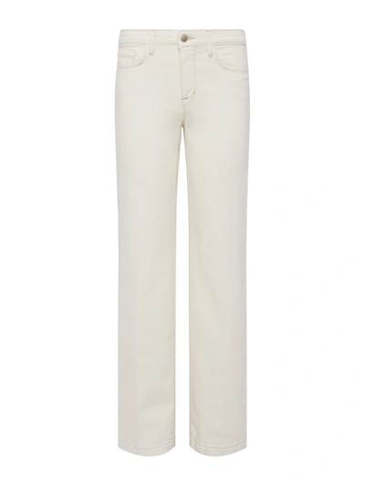 L'agence Scottie High Rise Wide-leg Jeans In Macadamia
