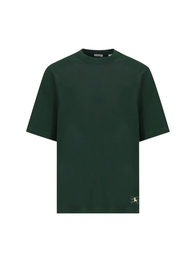 Shop Burberry T-shirts And Polos In Ivy