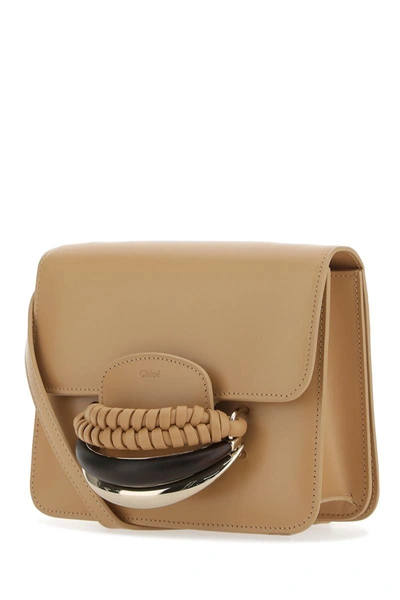 Chloé Chloe Woman Camel Leather Small Kattie Handbag In 275