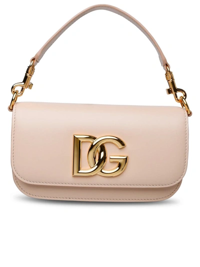 Shop Dolce & Gabbana Nude Leather Bag