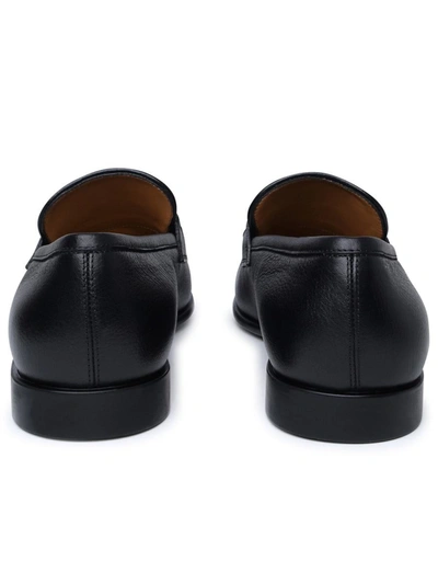 Shop Ferragamo Salvatore  Black Leather Loafers