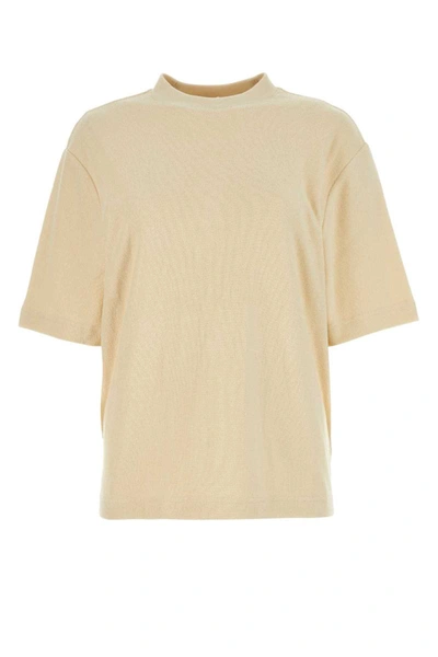 Shop Burberry T-shirt In Yellow