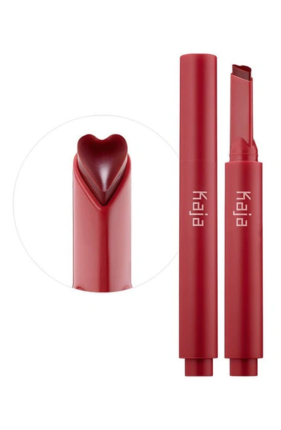 Shop Kaja Heart Melter Lip Gloss Stick In Too Hot