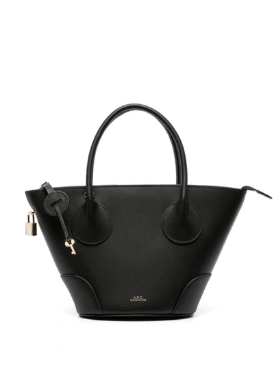 Shop Apc A.p.c. Tote Emma Small Bags In Black