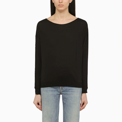 Shop Roberto Collina | Black Wool Sweater