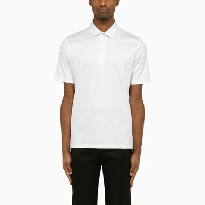Shop Brunello Cucinelli | White Short-sleeved Polo Shirt