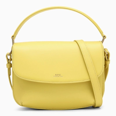 Shop Apc A.p.c. | Sarah Yellow Leather Shoulder Bag