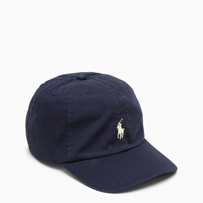 Shop Polo Ralph Lauren | Blu Navy Cotton Baseball Cap In Blue