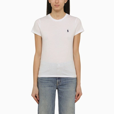 Shop Polo Ralph Lauren Classic White T-shirt